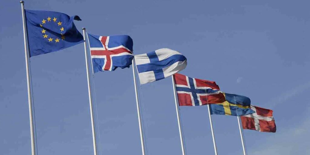 Die Europäische Union sieht nach Norden aus