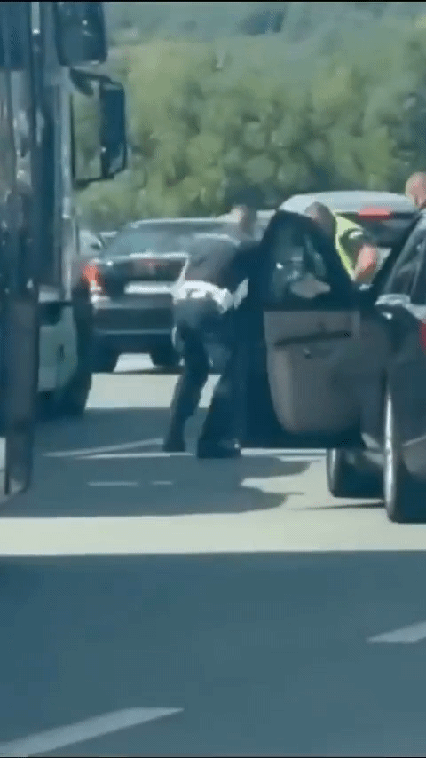 Polizeibrutalität in Serbien ... wieder.