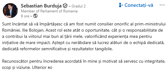 Nun, was zum Teufel passiert, dass wir keine Leute wie "Burdujan" loswerden? Ist das die Reform?! Die alten Leute zurückbringen, um Sie zu beraten? Bolojane, ich habe deine Verteidigung immer gehalten, aber du nimmst die Wege, Junge und es ist schwieriger für mich, deinen Teil zu behalten