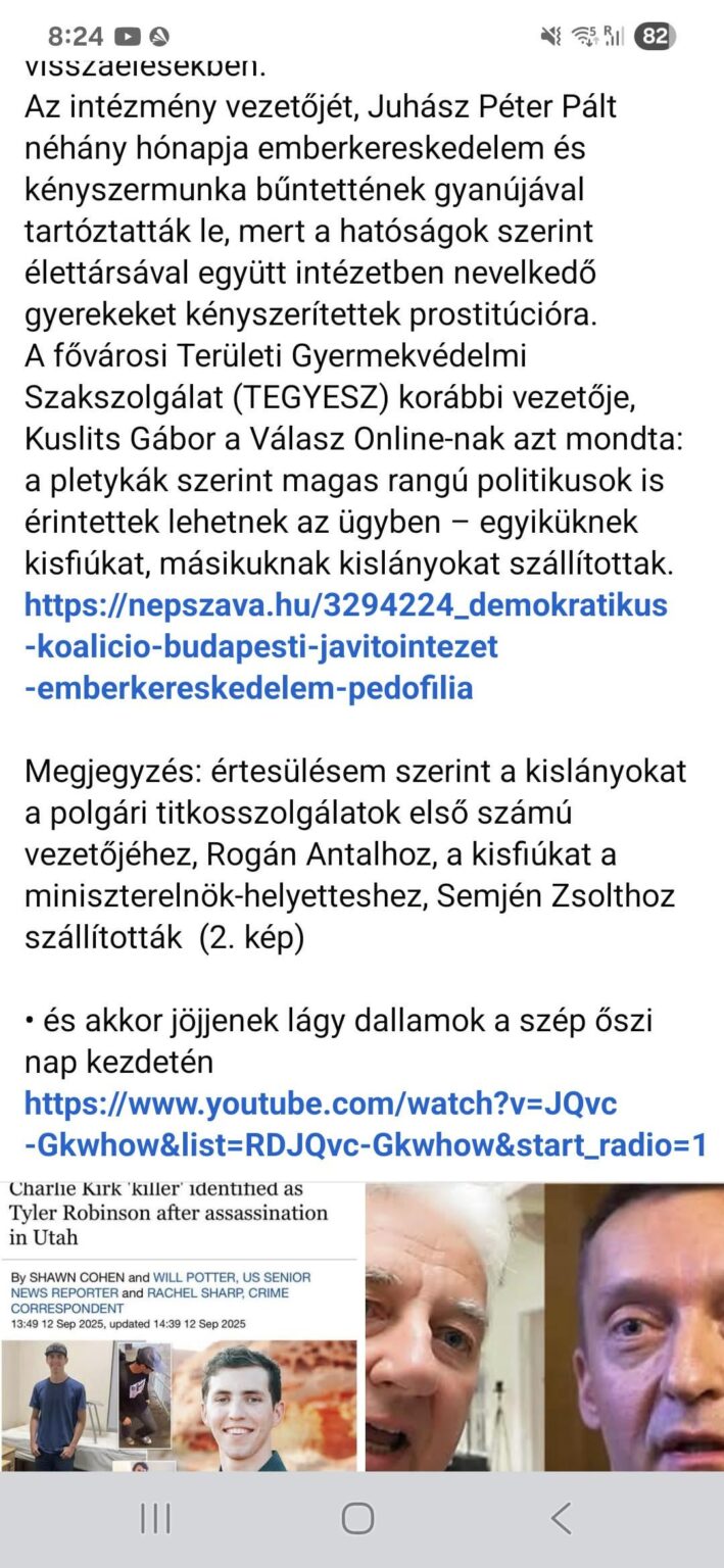 CSABA Káncz: Nach meinen Informationen wurden die kleinen Mädchen nach Antal Rogán transportiert, die kleinen Jungen nach Zslol Semjén