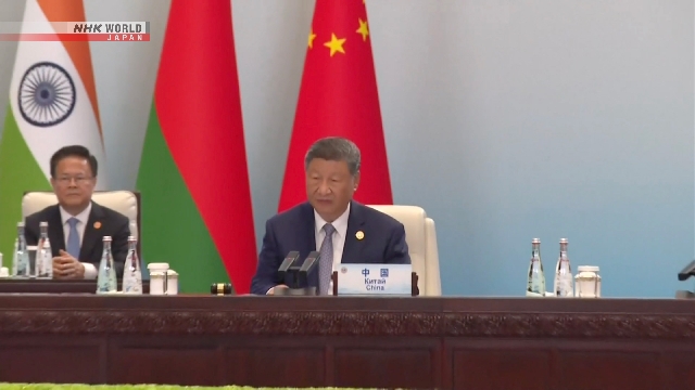 XI Courts Global South auf der Shanghai Cooperation Organization Summit