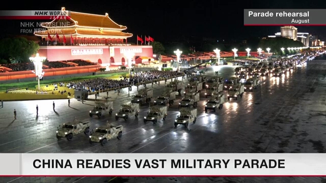China veranstaltete eine Militärparade zum 80. Jahrestag des Zweiten Weltkriegs