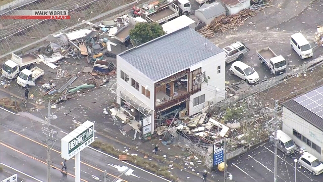 Tornado in Zentraljapan war einer der stärksten im Land