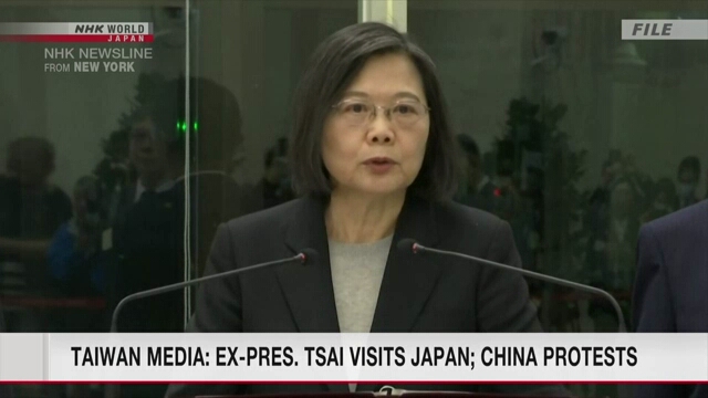 Ex-Taiwan-Präsident Tsai besucht Japan Berichten zufolge; China reagiert scharf