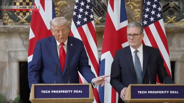 Trump schließt den Staatsbesuch in Großbritannien ab