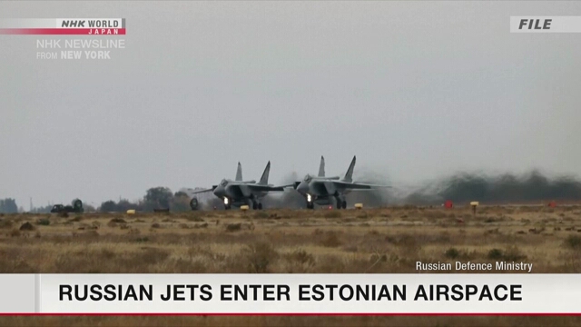 Russische Jets betreten den estnischen Luftraum