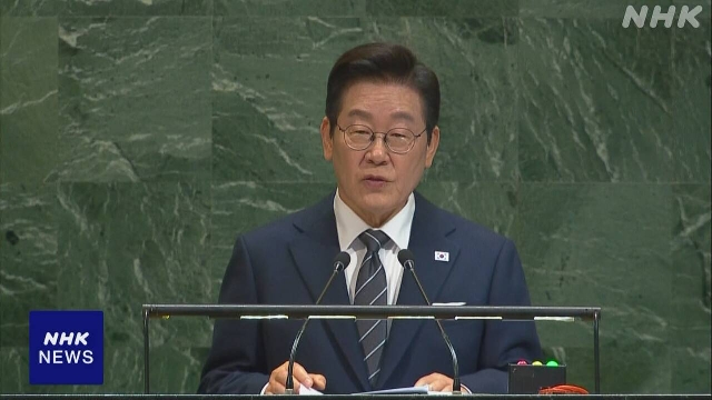 Südkoreas Lee enthüllt die Dialoginitiative mit Nordkorea an der UN Dialoginitiative