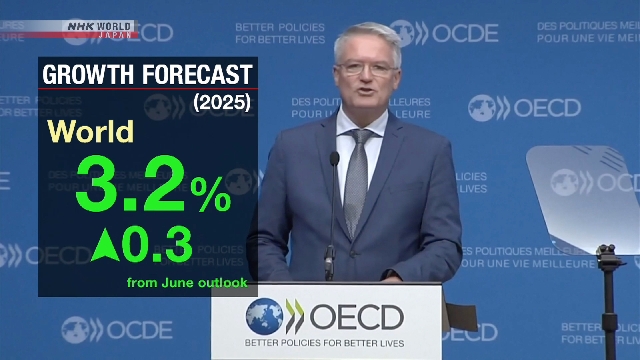 OECD -Upgrades 2025 Global Wachstumsaussichten