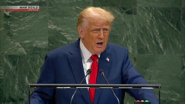 Trump spricht die UN -Generalversammlung an