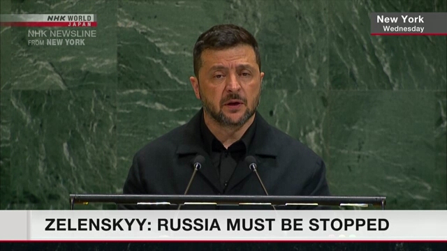 Zelenskyy: Russland muss gestoppt werden