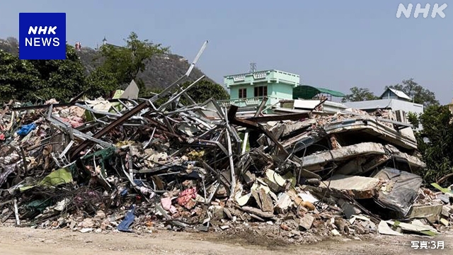 Rekonstruktion in Myanmar sechs Monate nach massivem Beben langsam