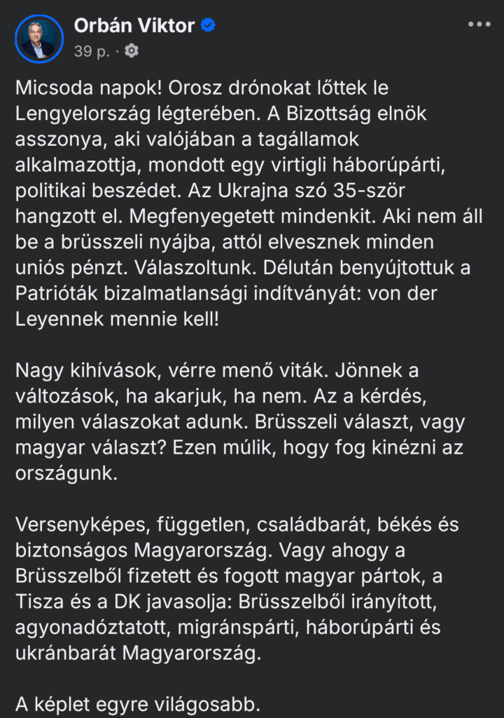 Orban Antwort gegen NATO Antwort? 🤔