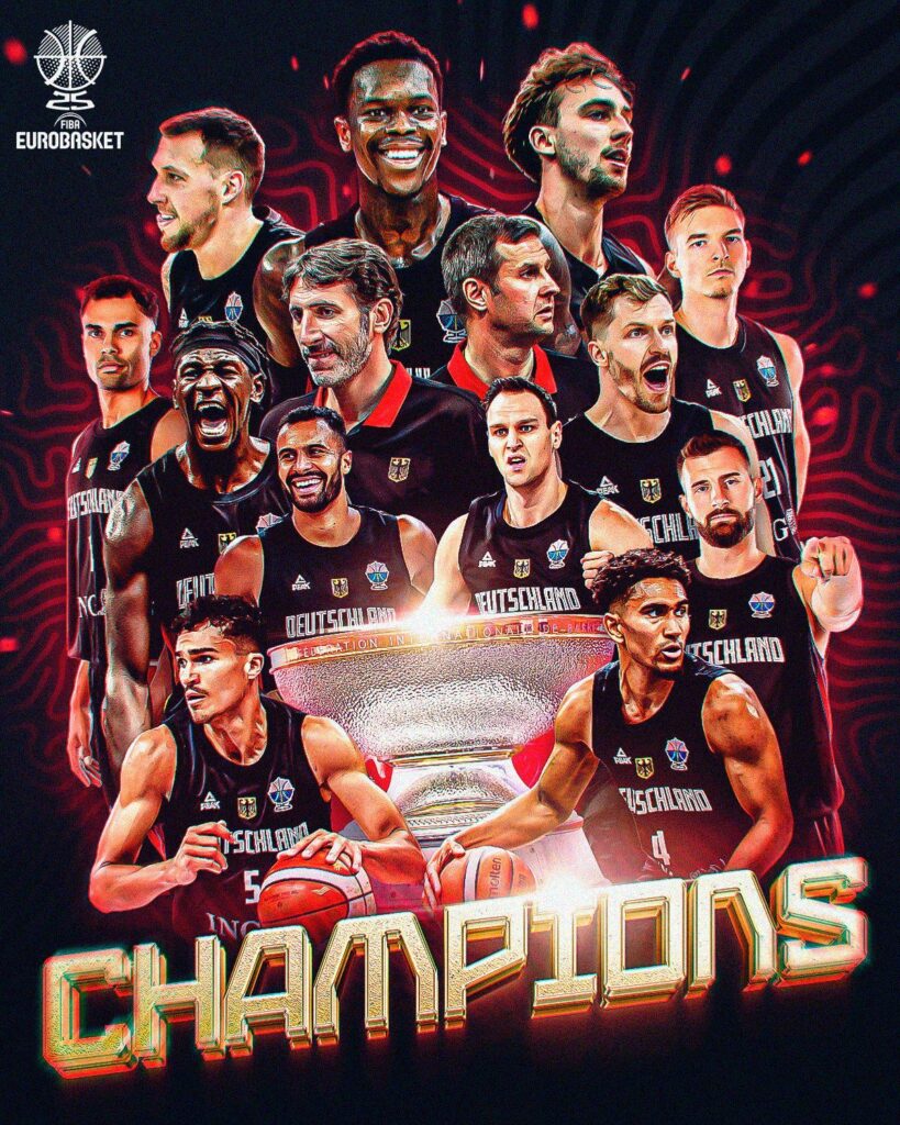 Deutschland sind 2025 Eurobasket Champions!