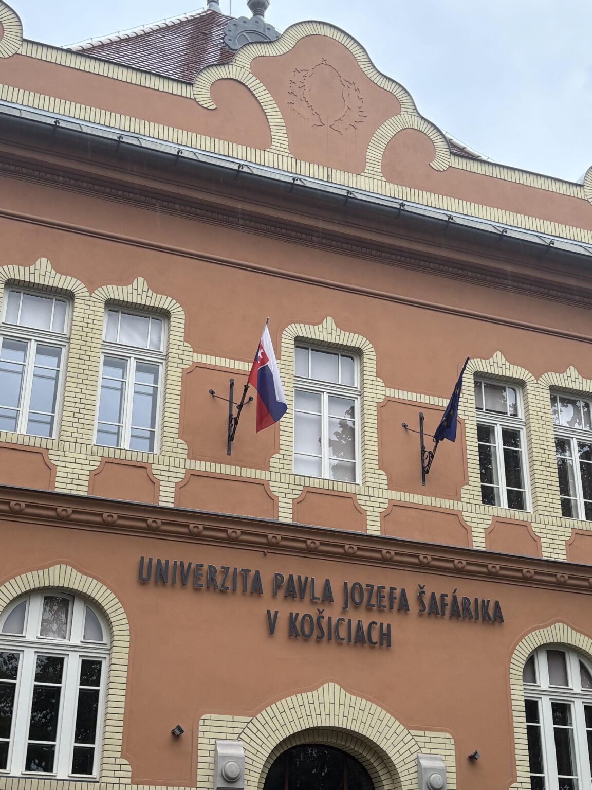 Hiya aus der Slowakei, ungarisches Königreichsmantel, der an der UPJš University Košice entdeckt wird, obwohl ihr dies vielleicht genießt.