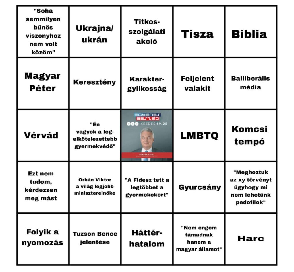 Semjén x ATV Bingo