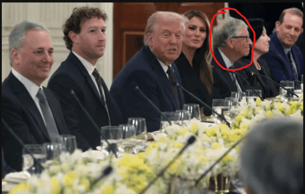 Erinnern Sie sich, als Maga sagte, Bill Gates sei Teil von Pizzagate, einem globalen Pedo -Ring und dem Planeten, indem er Menschen mit 5G und Impfstoffen tötete?