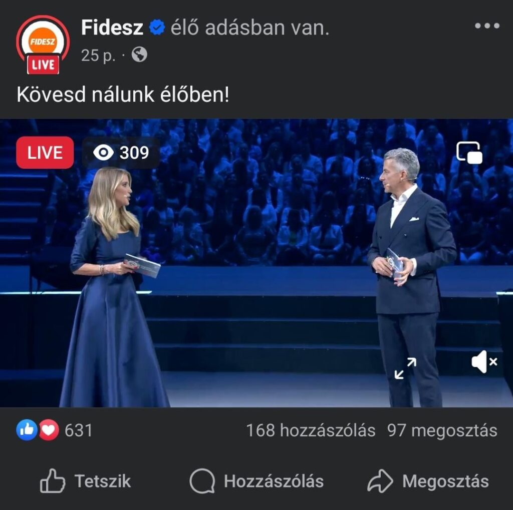 Die Wahl wurde entschieden, so viel Publikum Péter Magyar konnte es niemals