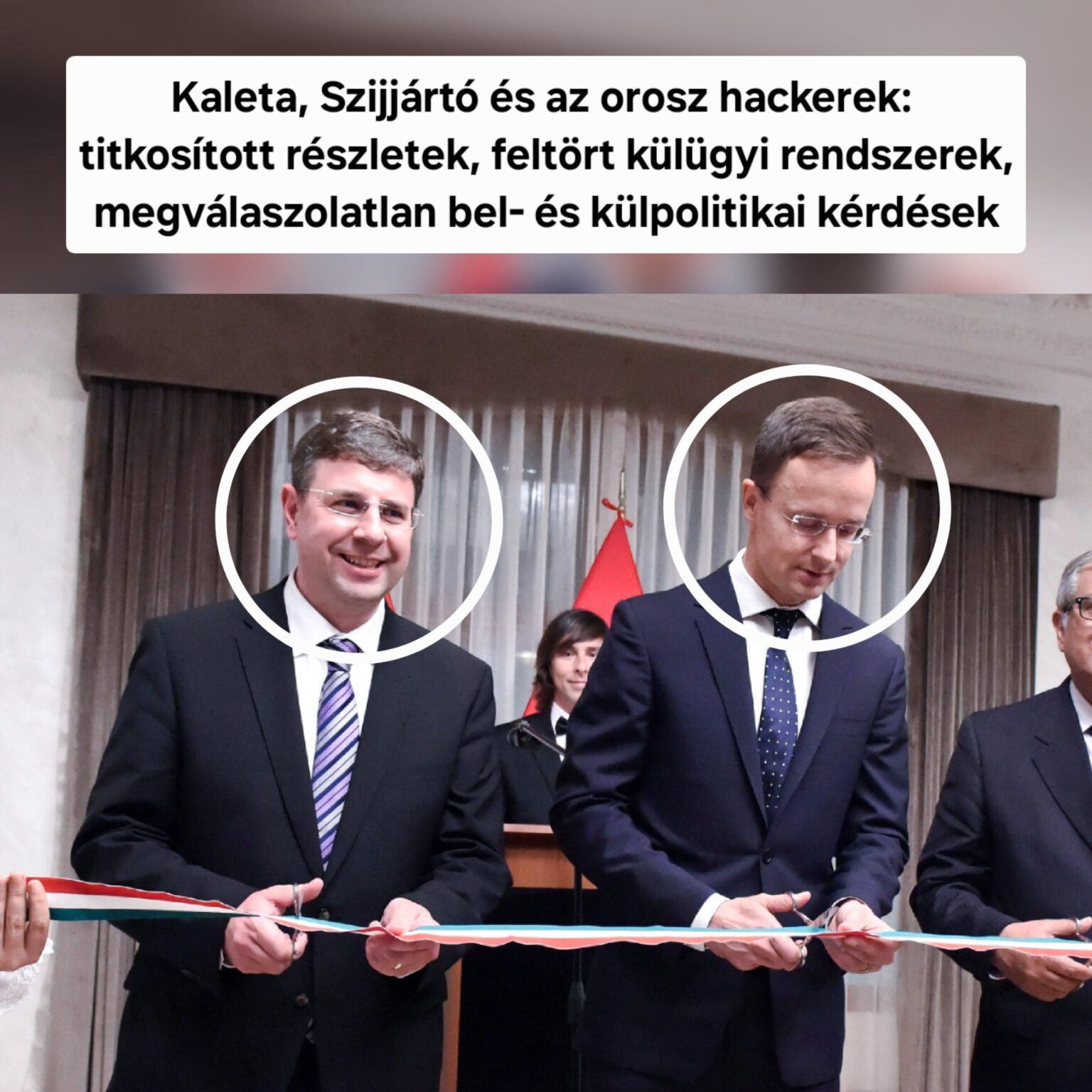 Kaleta, Szijjártó und russische Hacker: Kaleta, Szijjártó und russische Hacker: