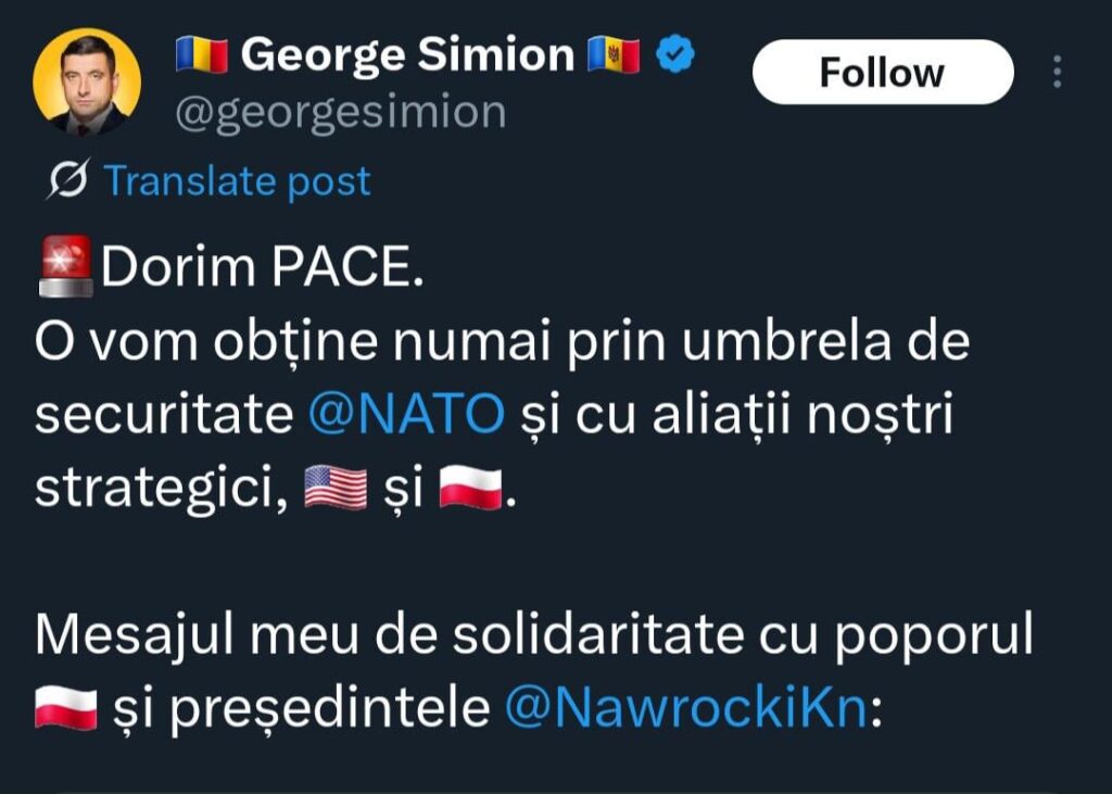 Die Erklärung des Präsidenten der CIAD.