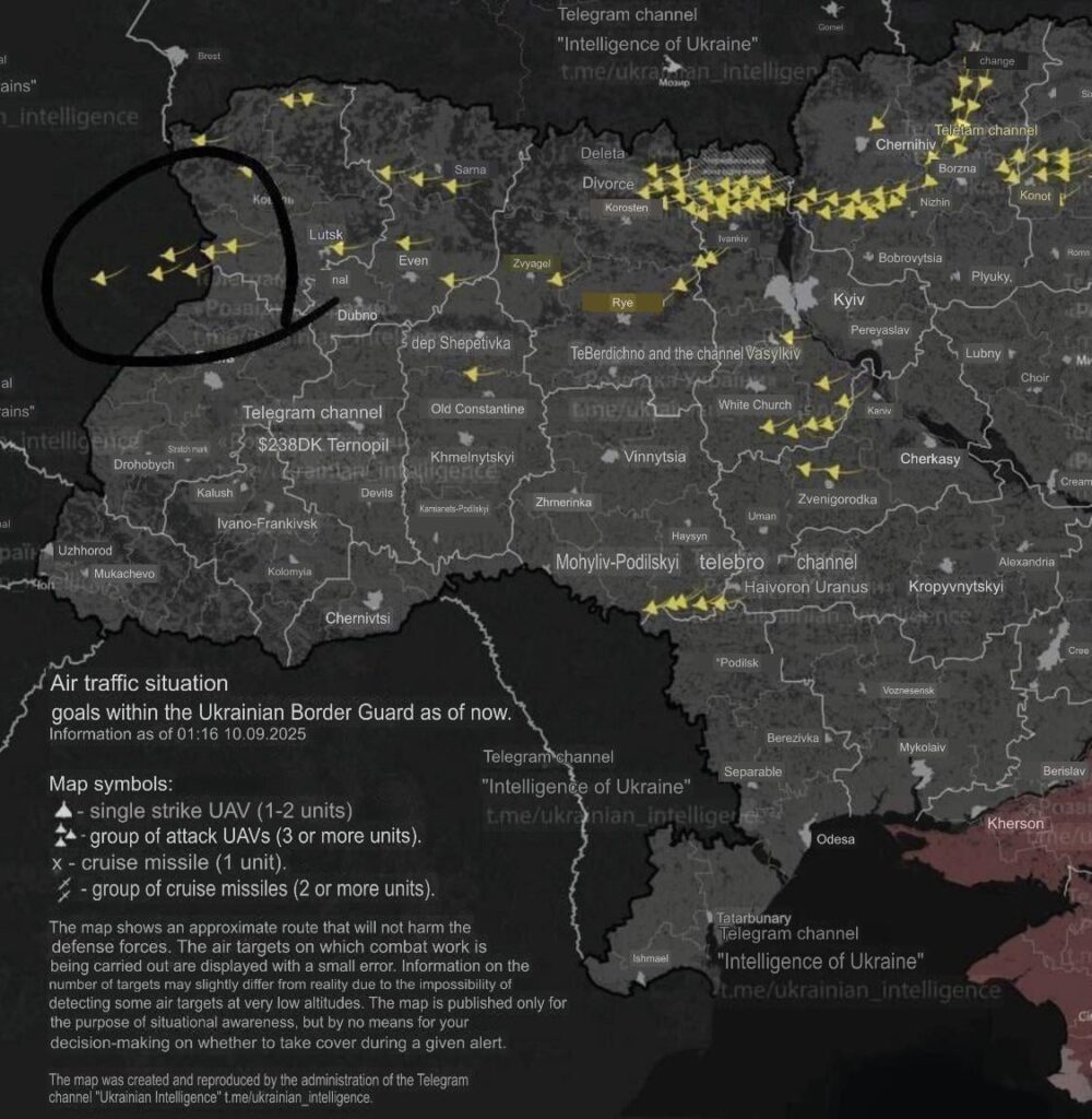 Russische Kamikaze -Drohnen betreten den polnischen Luftraum