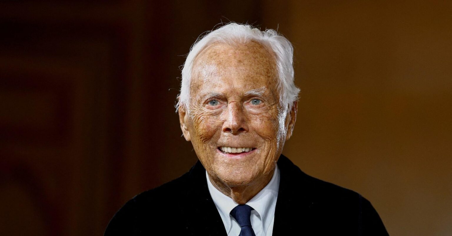 Der italienische Modedesigner Giorgio Armani ist gestorben