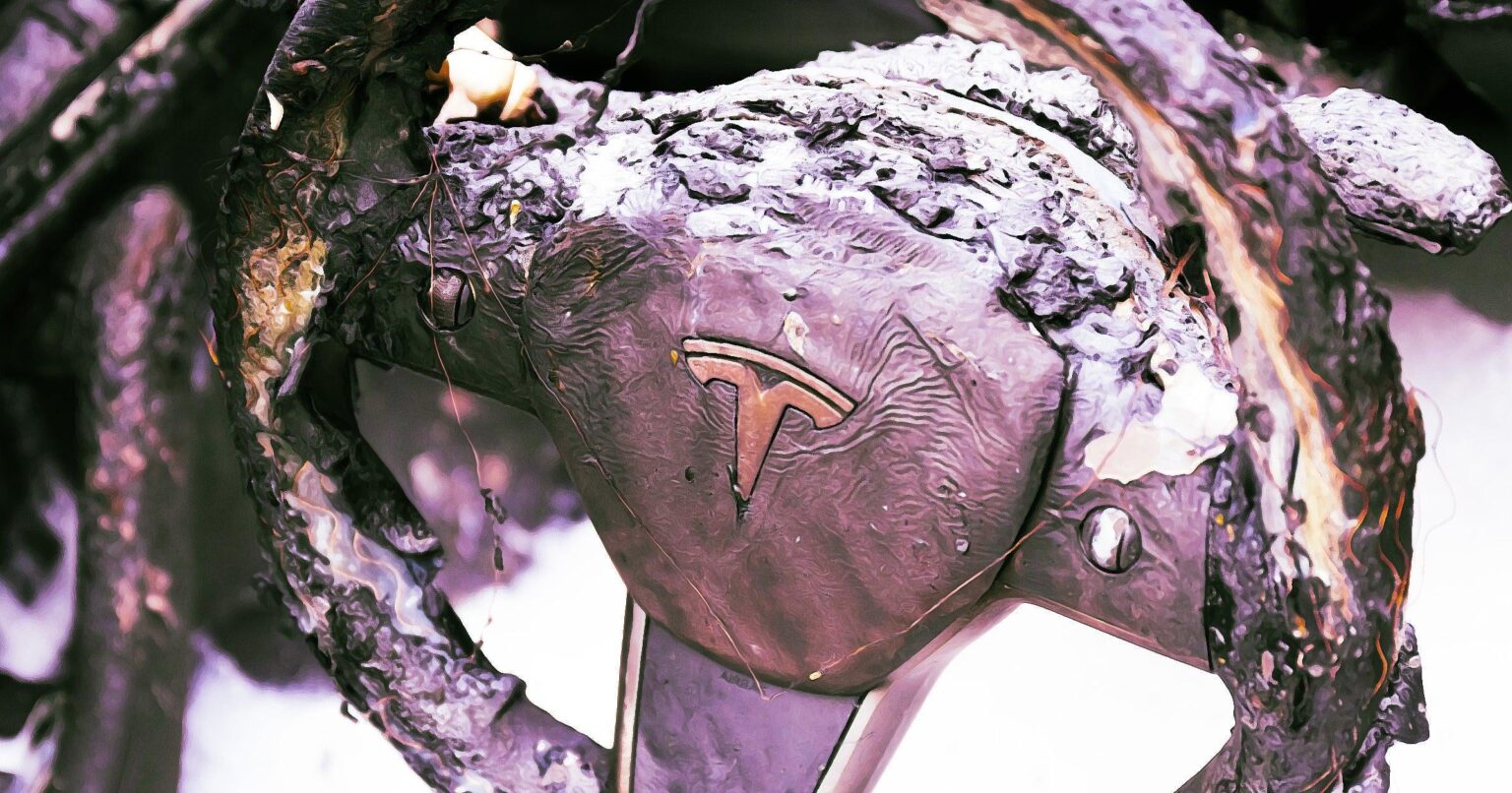 Mann und zwei Kinder brannten lebendig im Tesla -Absturz - Deutschland