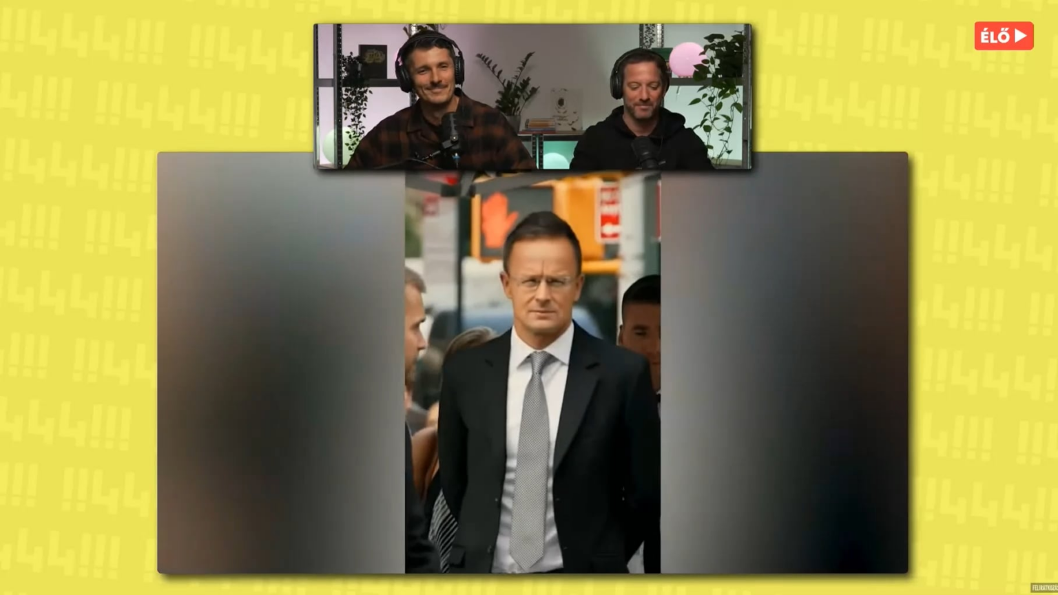 444 Situation: Video der Woche: Péter Szijjártós Reels -Video, das mit Semjén bedeckt war.