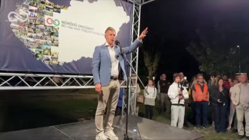 Péter Magyar: Sie haben einen regionalen Sanitäter wegen eines "unzureichenden" T -Shirt abgefeuert