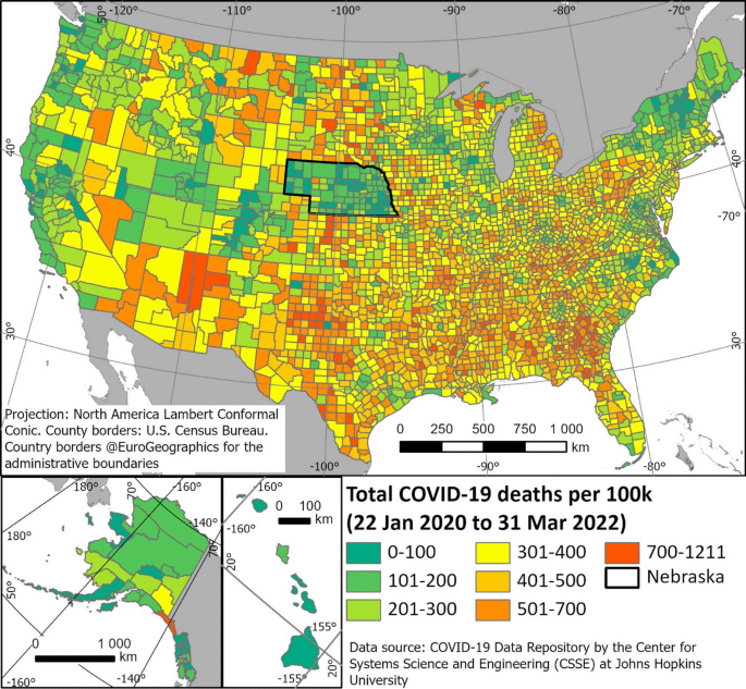 Unterdrückung von Covid -19 -Todesfällen an offenen Westküsten in den USA - wissenschaftliche Berichte