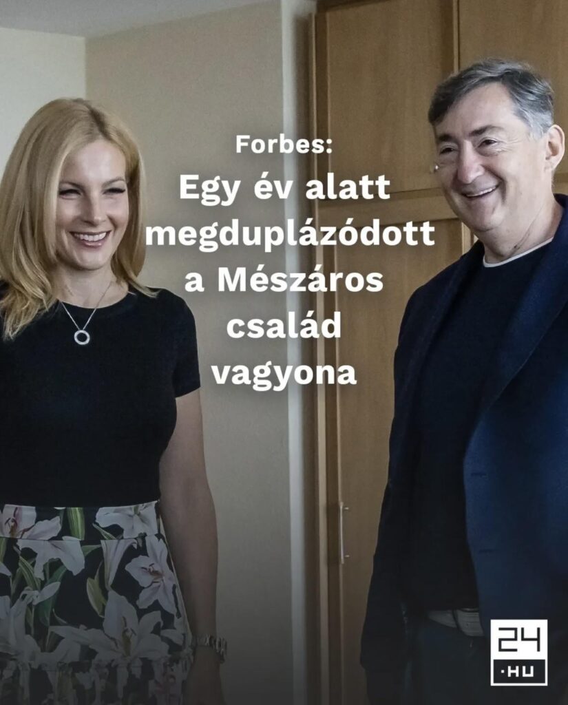 Zweifelte an den Vermögenswerten von Lőrinc Mészáros in einem einzigen Jahr