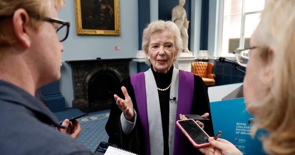 Mary Robinson möchte, dass die EU Handelsabkommen mit Israel aushält