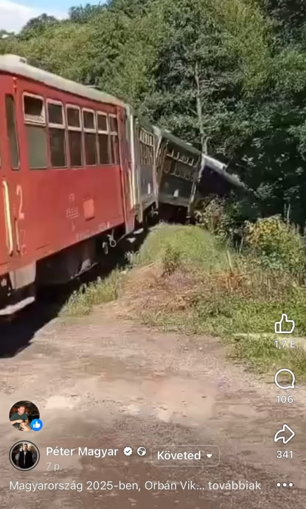 Video aus dem Entgleisungszug Video aus dem Entgleisungszug