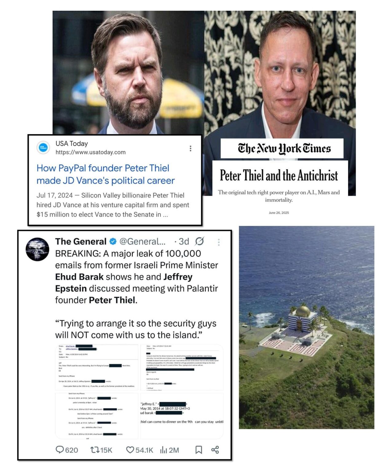 Wenn Epstein Buddy Trump stirbt, bekommen wir Epstein Buddy Peter Thiel (Vance), um die KI -Überwachungstechnokratie einzubeziehen. Wo nur Technokraten wie er, Larry Ellison und Elon Musk die Dinge besitzen. Der Rest von uns wird für alles in einem Abonnementdienst leben, der abgeschnitten wird, wenn wir nicht gehorchen. Sklaverei Wenn Epstein Buddy Trump stirbt, bekommen wir Epstein Buddy Peter Thiel (Vance), um die KI -Überwachungstechnokratie einzubeziehen. Wo nur Technokraten wie er, Larry Ellison und Elon Musk die Dinge besitzen. Der Rest von uns wird für alles in einem Abonnementdienst leben, der abgeschnitten wird, wenn wir nicht gehorchen. Sklaverei