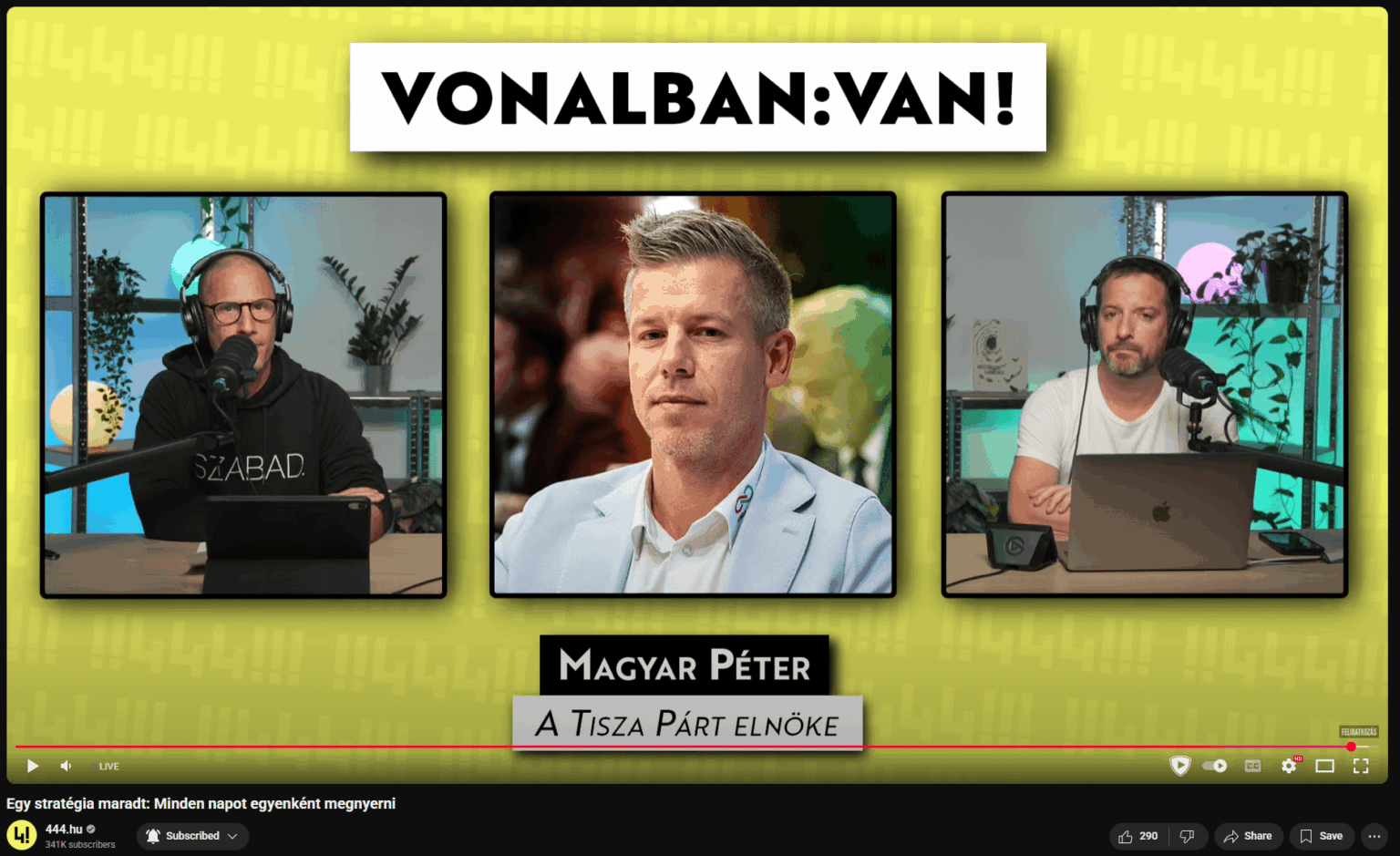444 Péter Magyar. Viktor Orbán wagt es nicht, hier zum Podcast zu kommen.