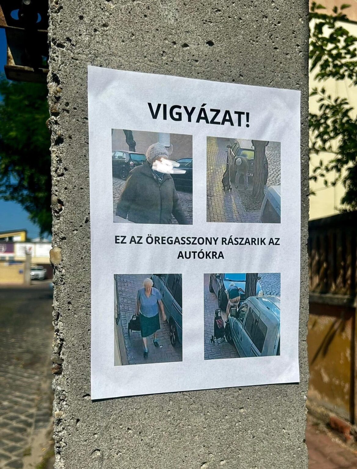 Nach den Tauben muss man den alten Frauen achten!