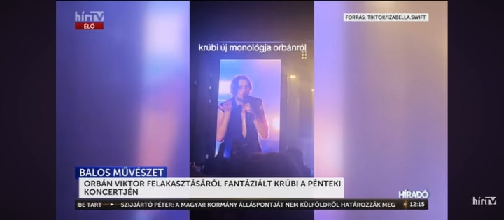 Die Propaganda hat eine kurze Möglichkeit gefunden, Krúbis Aussage an die Tisza zu verbinden