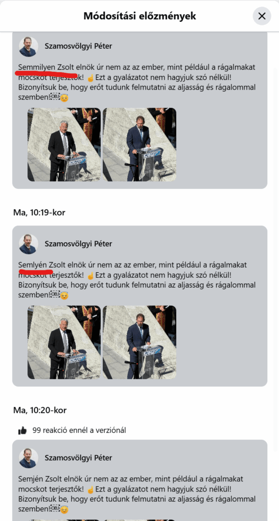 Der dritte Versuch wurde beschrieben. 🤣 (Bürgermeister von Fidesz von Sátoraljaújhely)