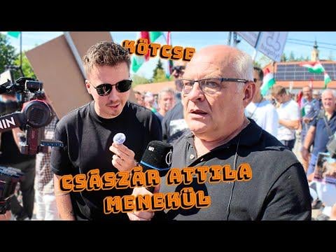 So brach der M1 -Reporter in kötcsé zusammen: Er floh zuerst und schwor - csaba bogos