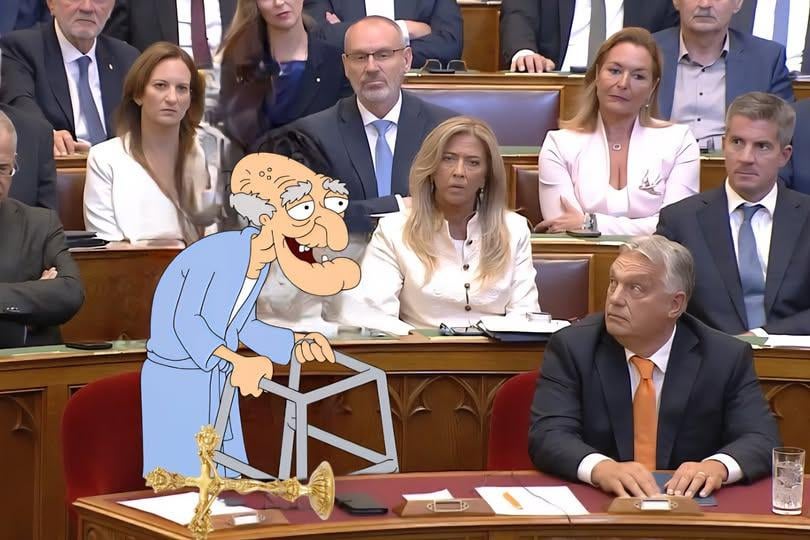 Nach Peter Griffin debütierte ein anderer Spieler in der ungarischen Regierung.