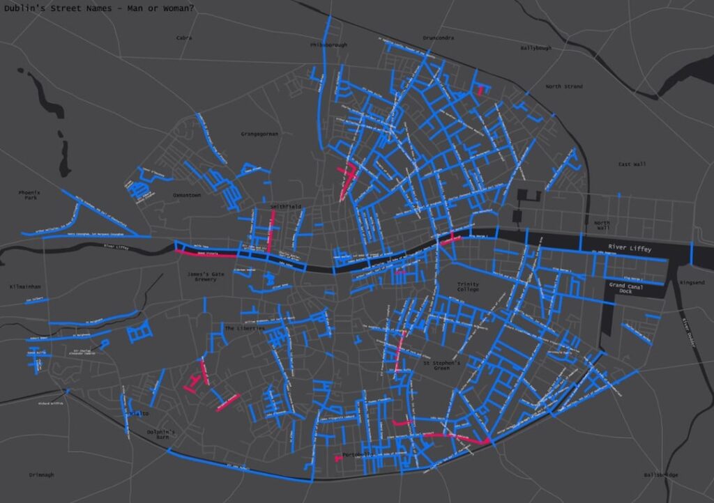 Ich habe eine interaktive Webmap erstellt, in der ich die Ursprünge von Dublins Straßennamen erkundete Ich habe eine interaktive Webmap erstellt, in der ich die Ursprünge von Dublins Straßennamen erkundete