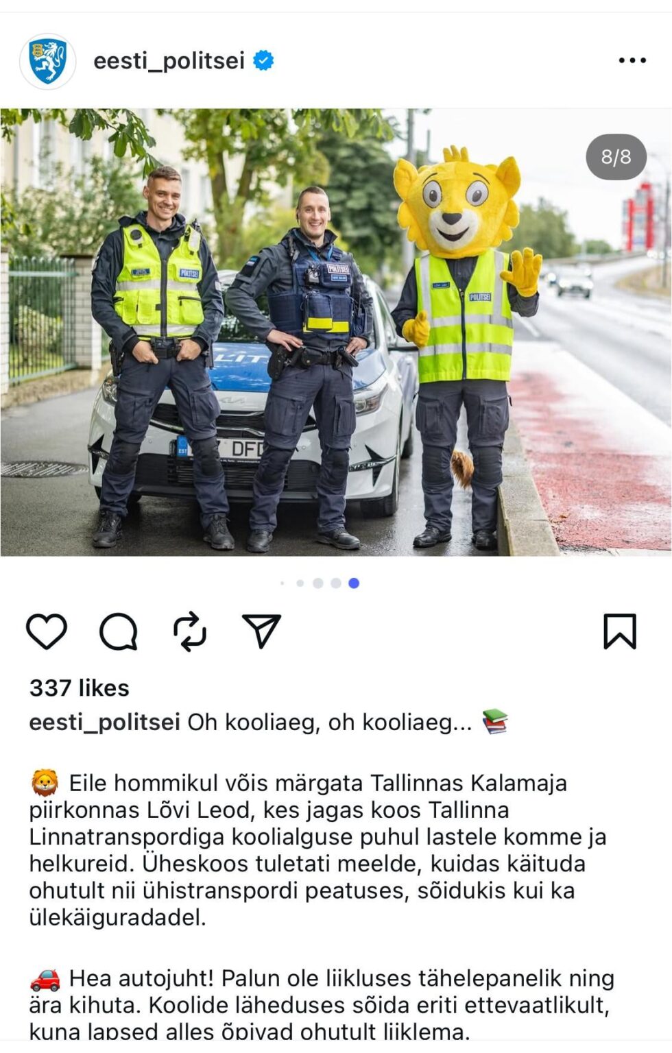 Hat noch jemand das Gefühl, dass die estnische Verkehrspolizei nur völlig zahnlos ist? Hat noch jemand das Gefühl, dass die estnische Verkehrspolizei nur völlig zahnlos ist?