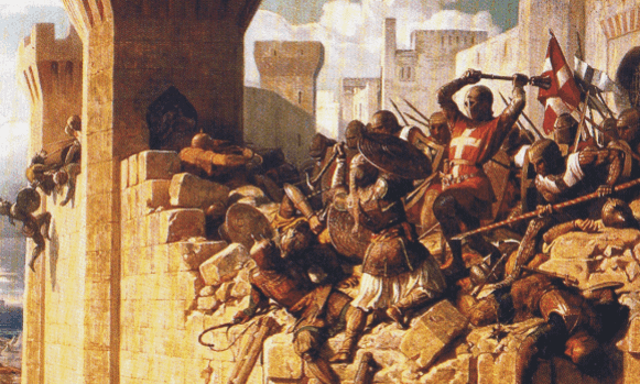8. September 1565. Nach einem viermonatigen Kampf verteidigen der Knights Hospitaller Malta erfolgreich vor dem Osmanischen Reich in der großen Belagerung.