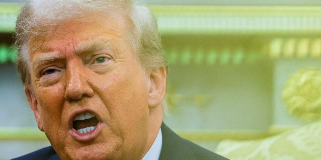 "Demokratischer Scherz!" Trump schlägt bei Epstein Survivors, die eine Pressekonferenz abhielten