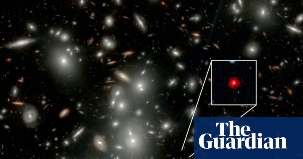 „Ein Paradigmenwechsel“: Schwarzes Loch, das möglicherweise Momente nach dem Urknall erstellt wurde. Das Sehen von James Webb -Weltraumteleskop des Schwarzen Lochs mit spärlichem Materialshalo könnte Theorien des Universums verbessern. "Ein Paradigmenwechsel": Schwarzes Loch, das möglicherweise Momente nach dem Urknall erstellt wurde. Das Sehen von James Webb -Weltraumteleskop des Schwarzen Lochs mit spärlichem Materialshalo könnte Theorien des Universums verbessern.