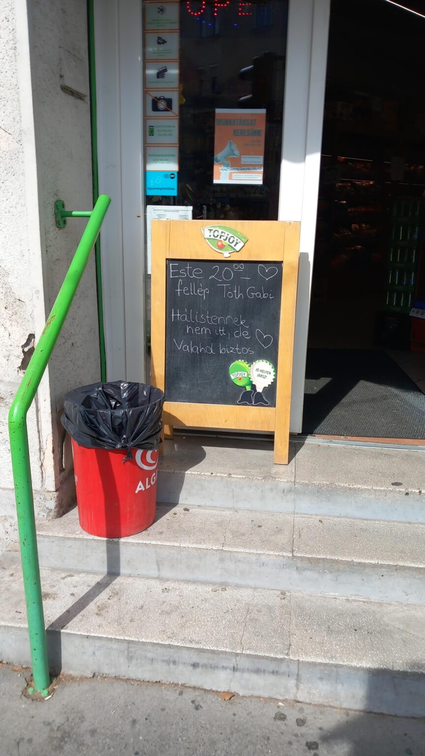 Der Convenience Store hat mich für einen Moment erschreckt