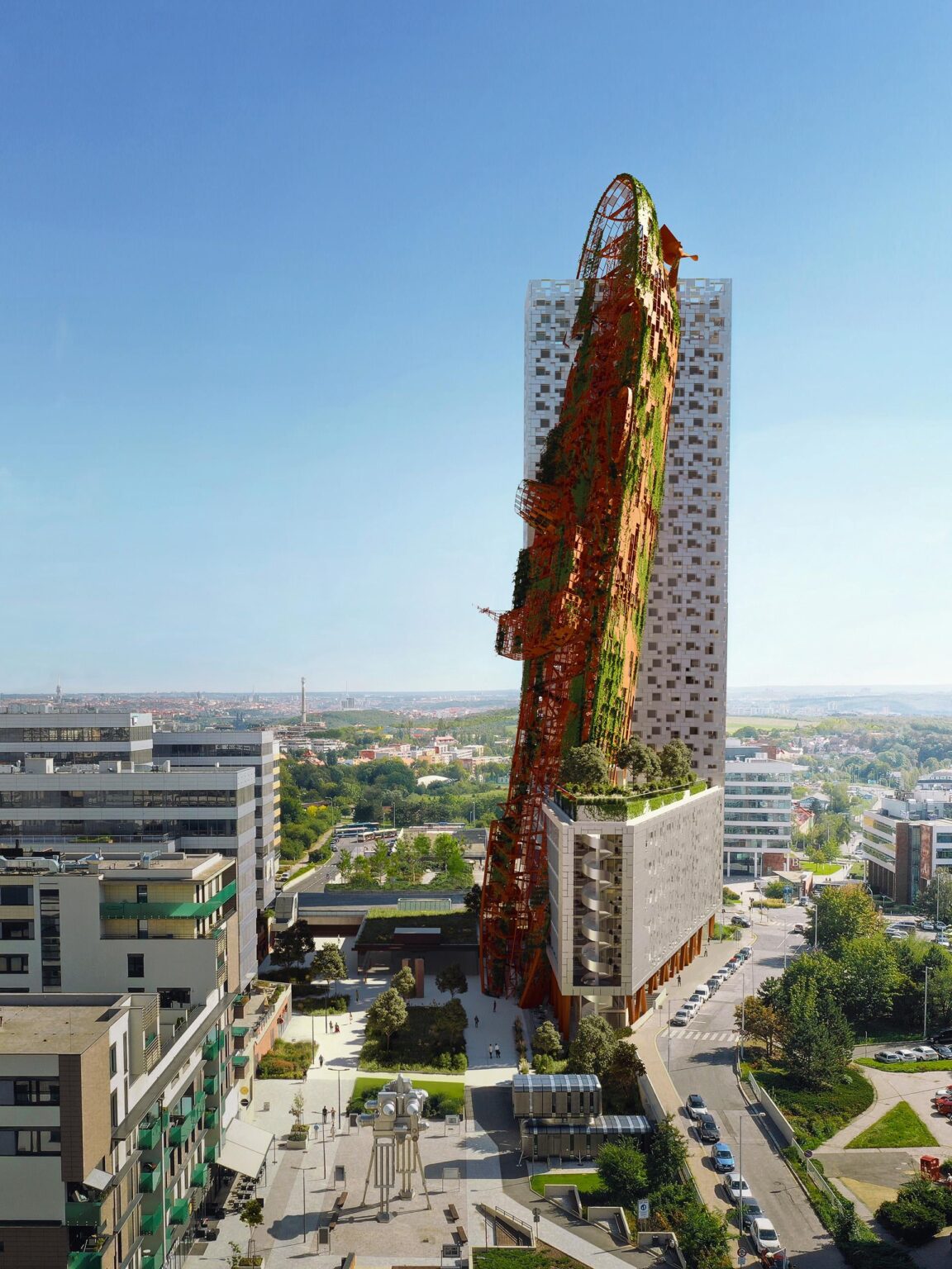 Die Stadt Prag hat gerade den Bau des höchsten Gebäudes in Prag zugelassen.