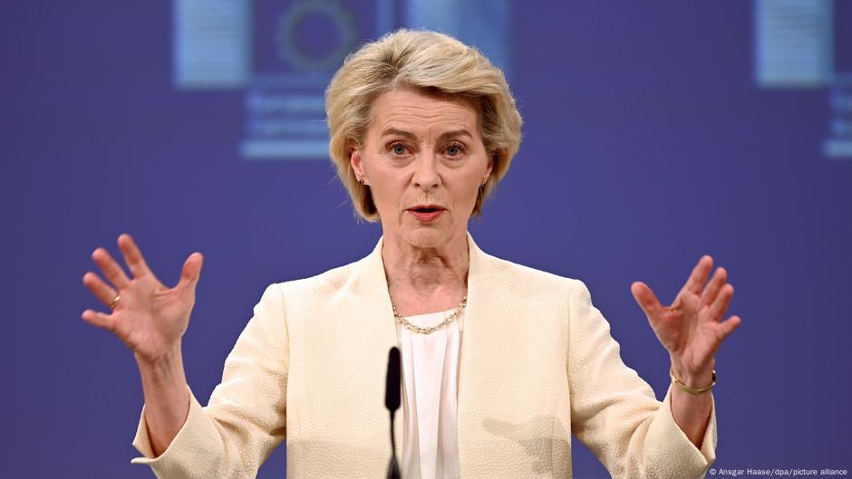 EU -Chef von der Leyen, die von der russischen Abstrichkampagne - DW gezählt wurde