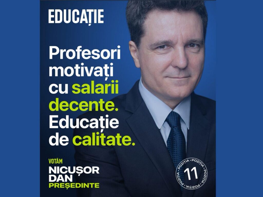 Nicușor Dan, an dem Tag, an dem er Präsident wurde: Wir müssen das Lehrpersonal / die NICUșor Dan finanziell anregen, nachdem die Einnahmen der Lehrer durch das Bolojanische Gesetz zu den ersten Kürzungen gehörten: Dies war am einfachsten und am einfachsten in die Praxis umzusetzen.