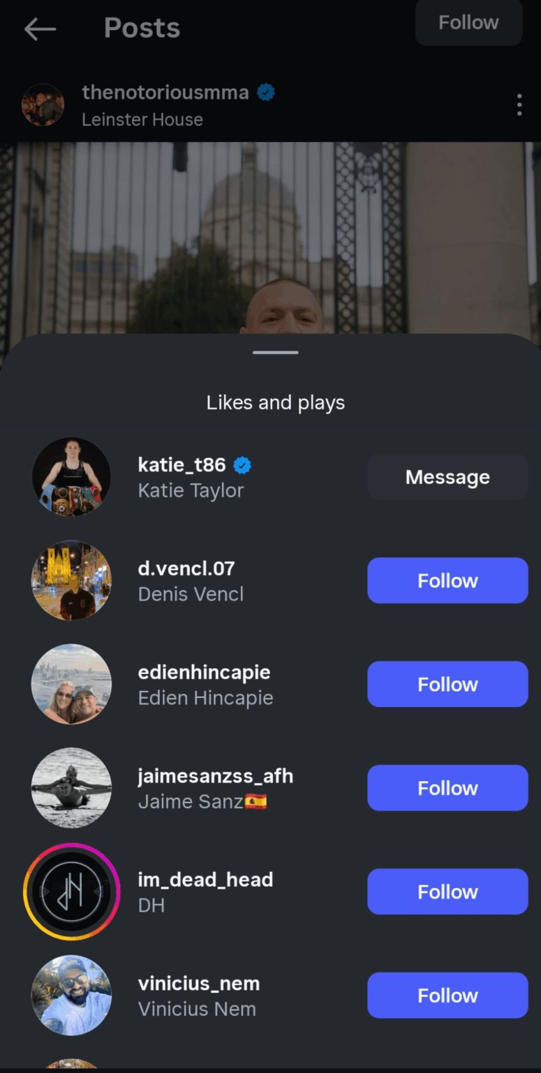 Katie Taylor, die McDiddys Post mag und ankündigt, dass er für Präsident 😬 kandidiert 😬