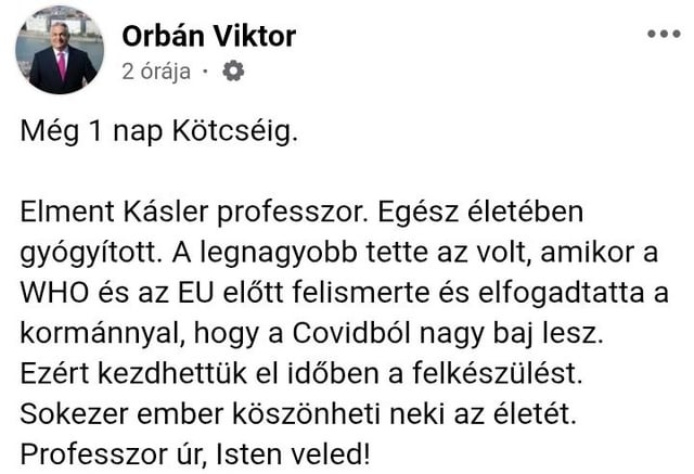 Laut Orbán begann sich die Regierung aufgrund von Kásler rechtzeitig auf Covid vorzubereiten. Aber war es gelungen?